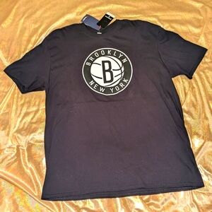 NY NETS Black T-Shirt  2XL
